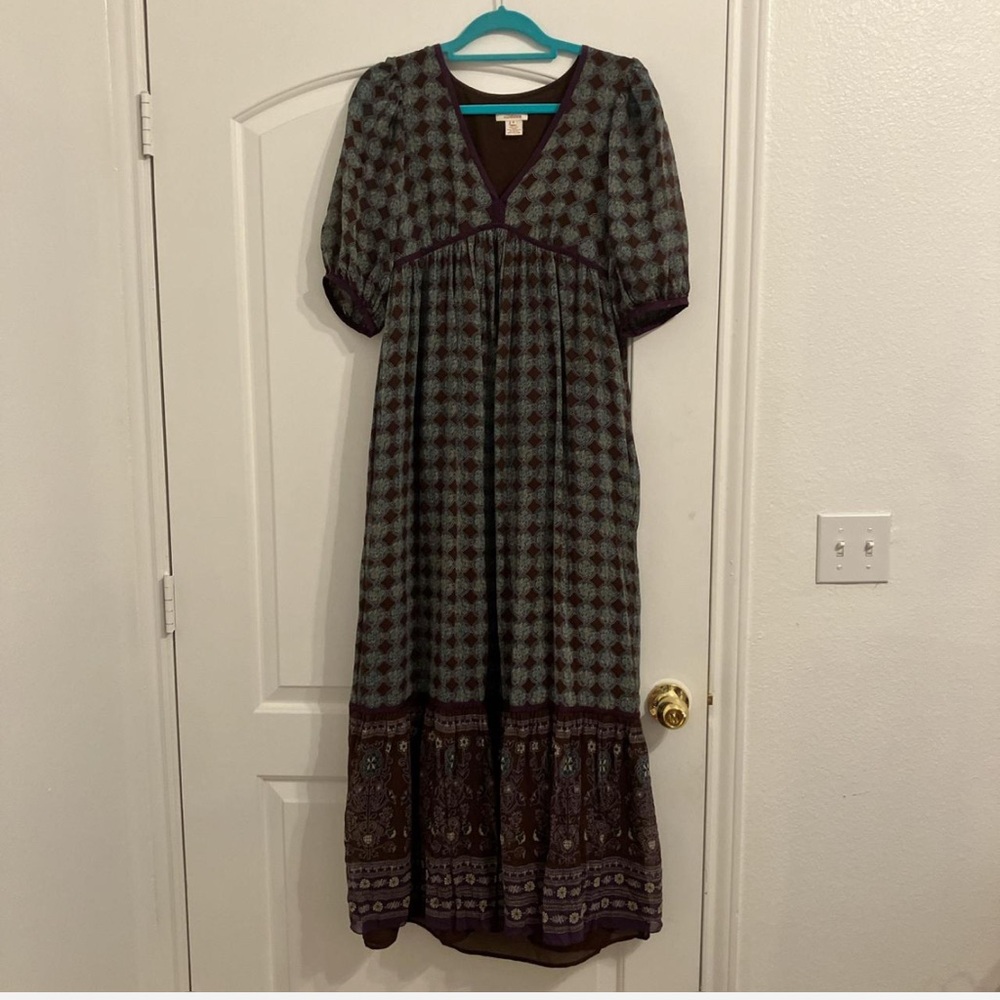 100% Silk Sundance Silk Dress- Beautiful! Size S